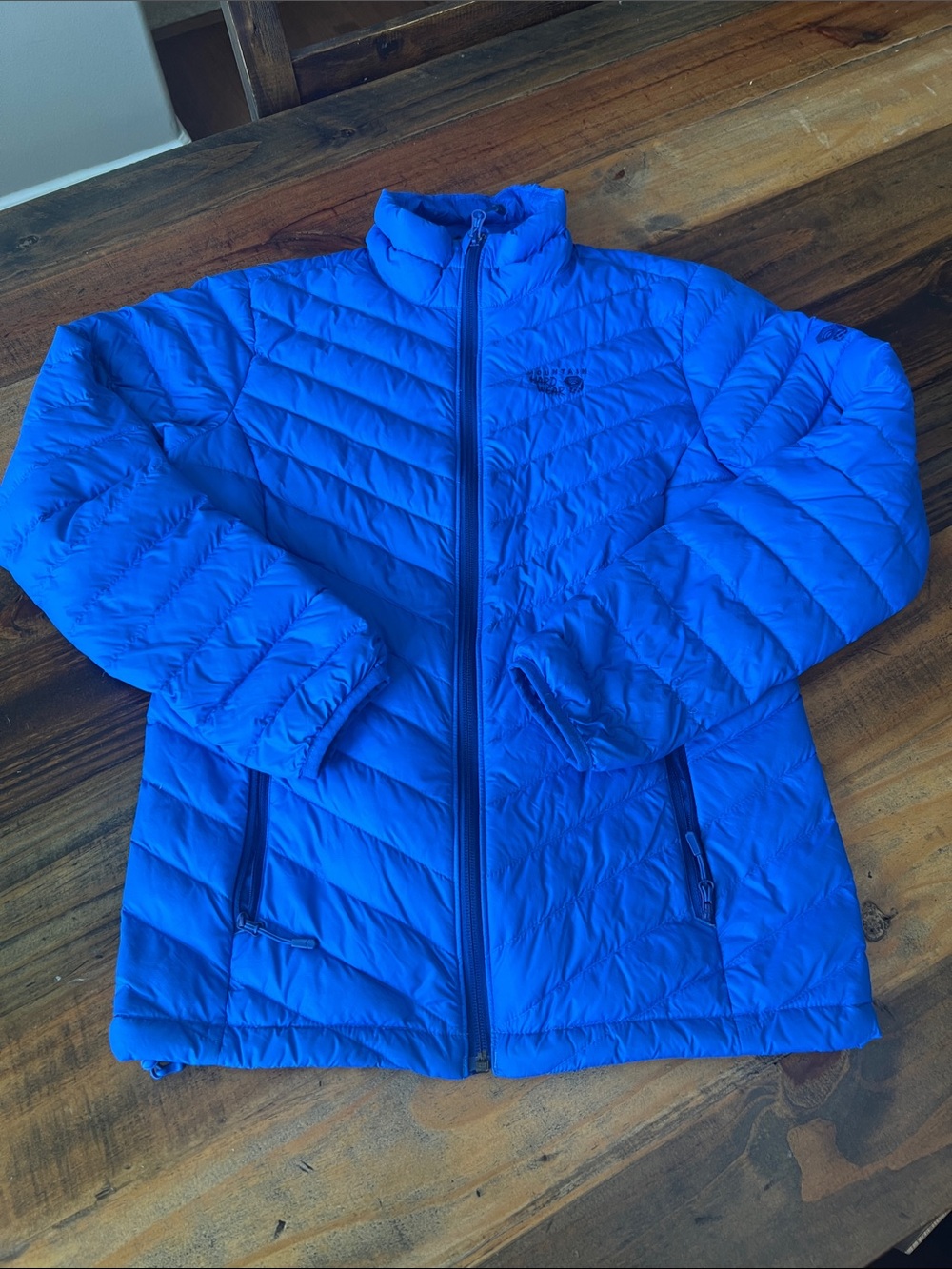Mountain Hardwear Women's Royal Blue Puffer Jacket